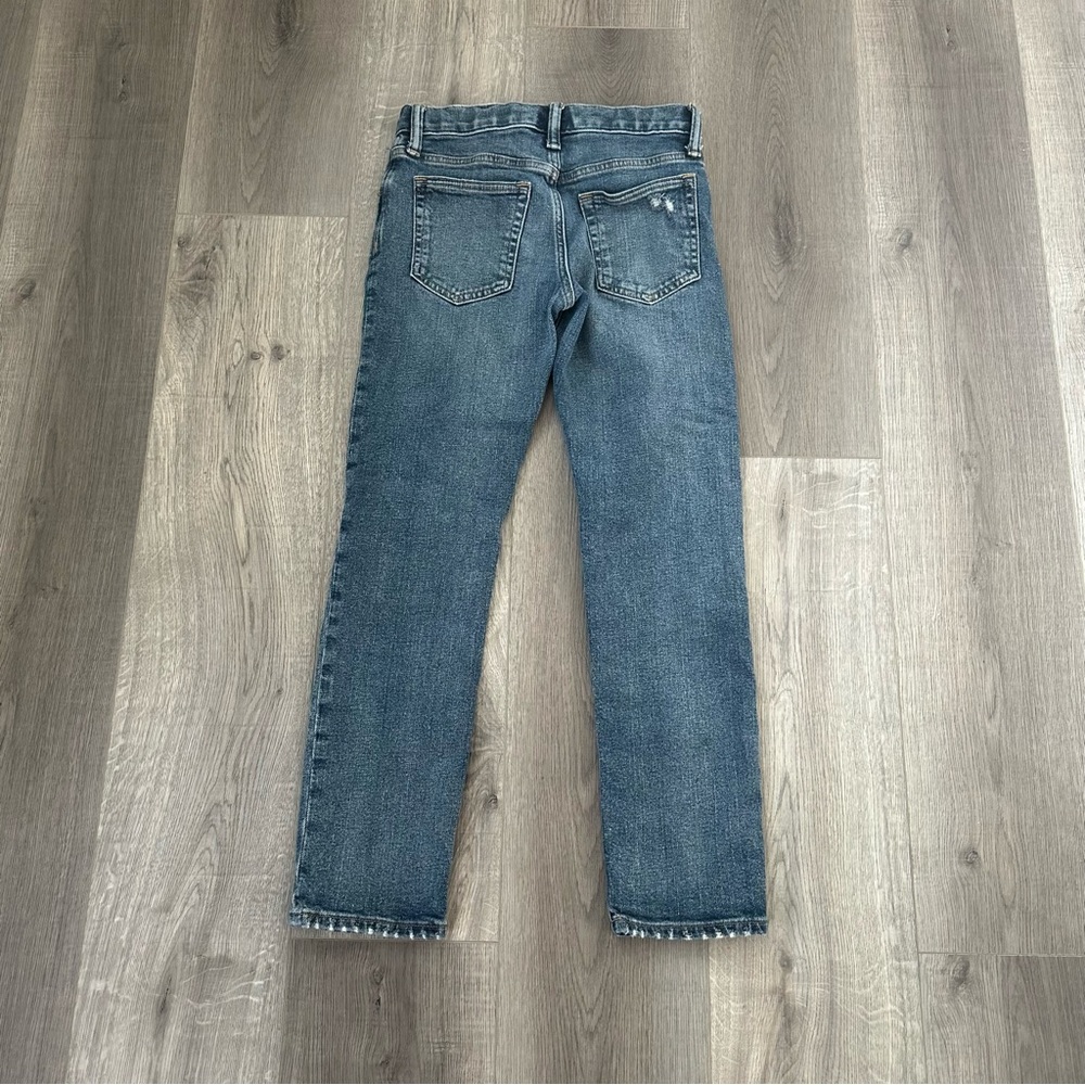 3/20$ GAP Kids Blue Distressed Jeans size 10 slim - Picture 6 of 9